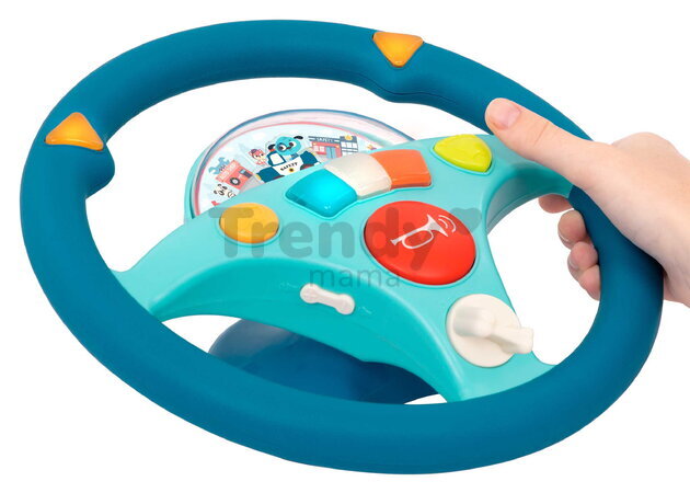 Volant na hranie Woofer B-Toys so zvukom a svetlom od 24 mes BTBX2305