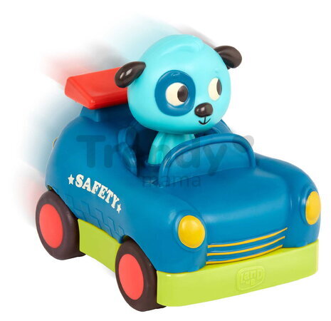 Autíčko na diaľkové ovládanie psík Woofer B-Toys so zvukmi modro-zelené od 24 mes BTBX2317Z