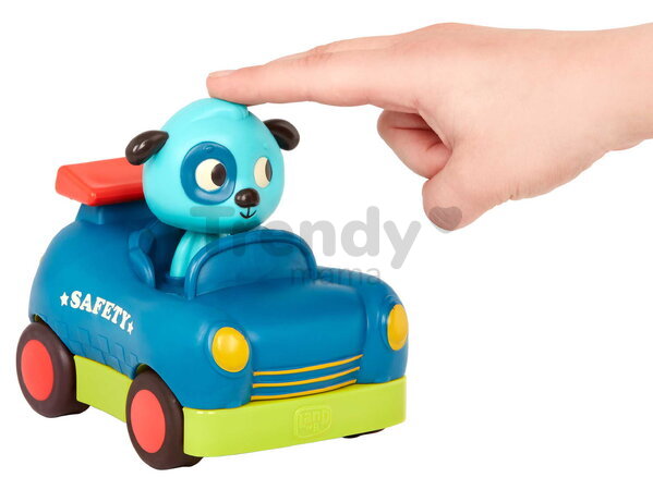 Autíčko na diaľkové ovládanie psík Woofer B-Toys so zvukmi modro-zelené od 24 mes BTBX2317Z