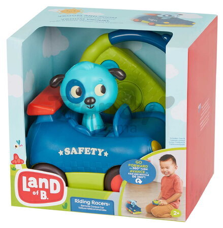 Autíčko na diaľkové ovládanie psík Woofer B-Toys so zvukmi modro-zelené od 24 mes BTBX2317Z