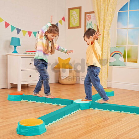 Prekážková dráha so stupienkami Balance & Build B-Toys na rozvoj rovnováhy, koordinácie a motoriky 13 prekážok BTBX2324Z