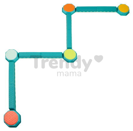 Prekážková dráha so stupienkami Balance & Build B-Toys na rozvoj rovnováhy, koordinácie a motoriky 13 prekážok BTBX2324Z