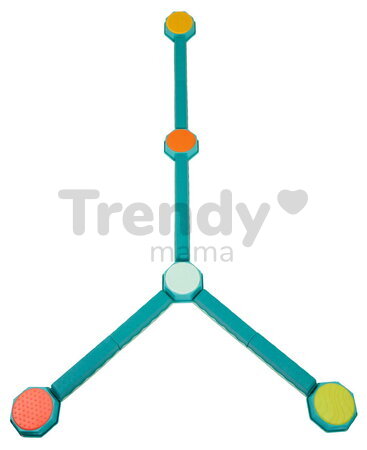 Prekážková dráha so stupienkami Balance & Build B-Toys na rozvoj rovnováhy, koordinácie a motoriky 13 prekážok BTBX2324Z