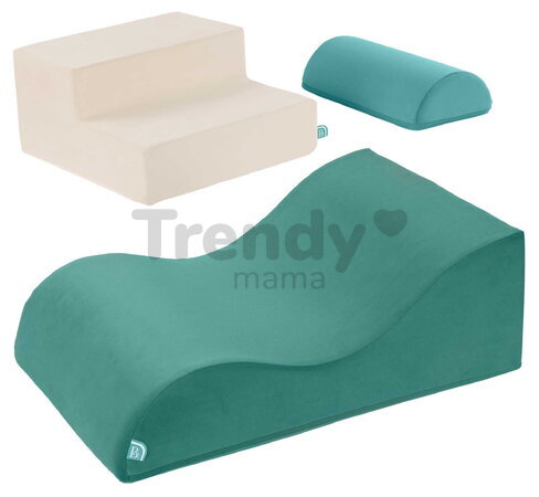 Penové tvary maxi so schodíkmi WonderShapes B-Toys 3 kusy schodíky rampa a polvalec od 12 mes BTBX2455Z