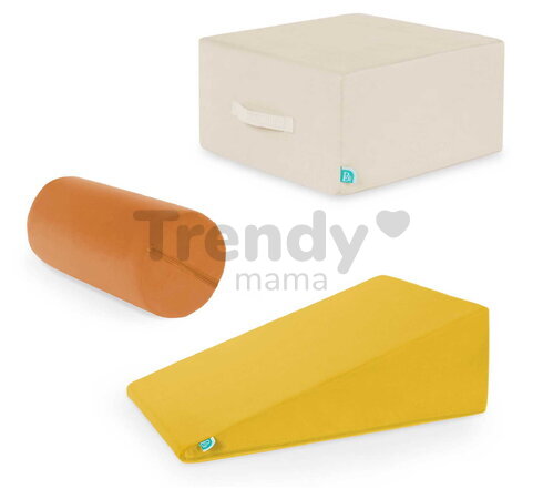 Penové tvary maxi s valcom WonderShapes B-Toys 3 kusy rampa valec a kocka od 12 mes BTBX2456Z