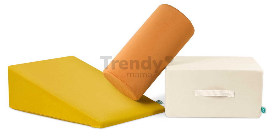 Penové tvary maxi s valcom WonderShapes B-Toys 3 kusy rampa valec a kocka od 12 mes BTBX2456Z