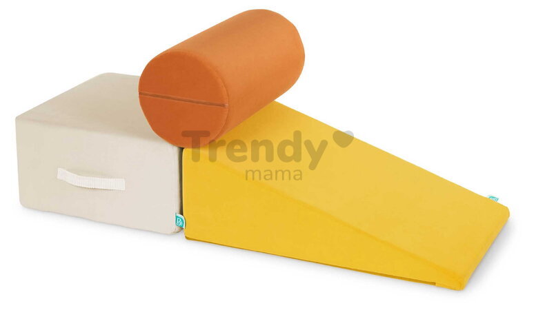 Penové tvary maxi s valcom WonderShapes B-Toys 3 kusy rampa valec a kocka od 12 mes BTBX2456Z