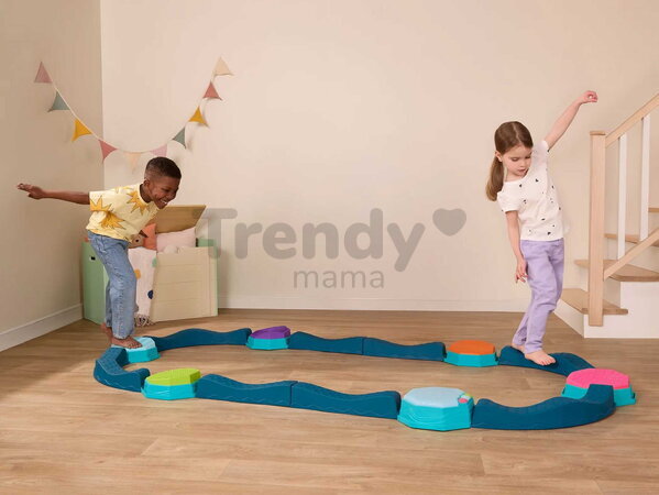 Prekážková dráha so stupienkami Balance & Groove B-Toys modulárna s hudbou a svetelnými efektmi BTBX2473Z