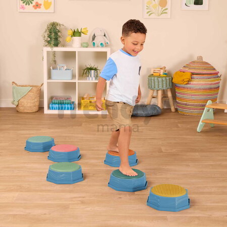 Balančné stupienky Balance & Hop B-Toys na rozvoj rovnováhy, koordinácie a motoriky 6 kusov BTBX2484Z