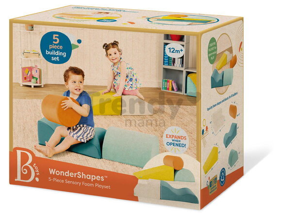 Penové tvary maxi WonderShapes B-Toys 5 kusov od 12 mes BTBX2489Z