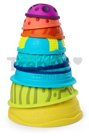 Prekážková dráha so stupienkami Balance Planet Hopper B-Toys modulárna 8 balančných dielov a 8 planét od 24 mes BTBX2494Z