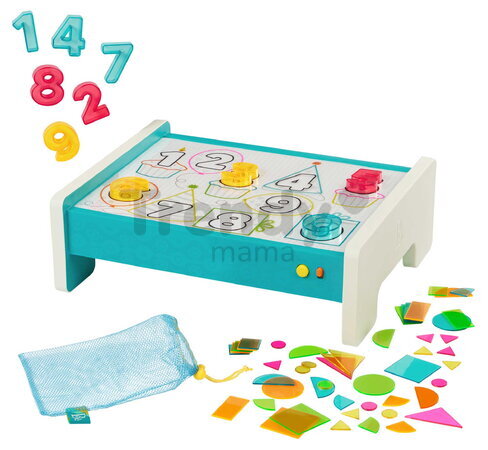 Hrací pult Look & Shine B-Toys na učenie čísel, farieb a tvarov svietiaci BTBX2604Z