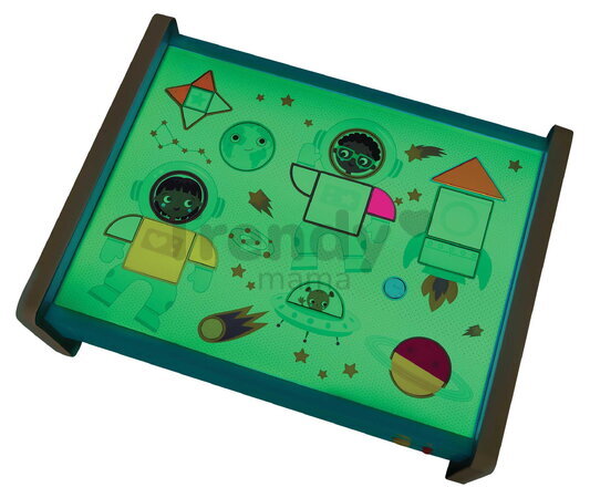 Hrací pult Look & Shine B-Toys na učenie čísel, farieb a tvarov svietiaci BTBX2604Z