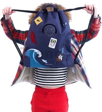 Školský vak na telocvik a prezuvky City Bag Mr. Gadget Jeune Premier ergonomický luxusné prevedenie 40*36 cm