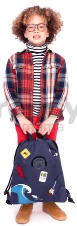 Školský vak na telocvik a prezuvky City Bag Mr. Gadget Jeune Premier ergonomický luxusné prevedenie 40*36 cm