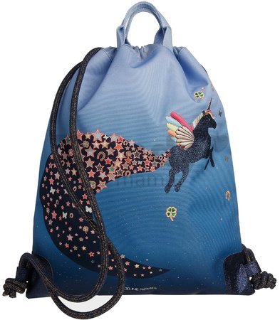 Školský vak na telocvik a prezuvky City Bag Unicorn Universe Jeune Premier ergonomický luxusné prevedenie 40*36 cm