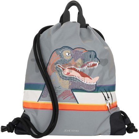 Školský vak na telocvik a prezuvky City Bag Reflectosaurus Jeune Premier ergonomický luxusné prevedenie 40*36 cm