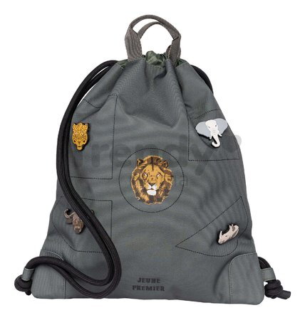 Sac pentru încălțăminte și trening City Bag Big Five Khaki Jeune Premier design ergonomic de lux 41*27 cm