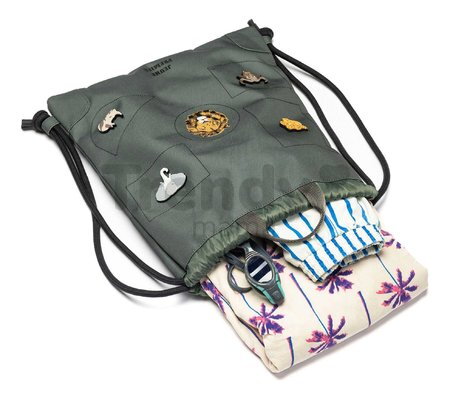 Sac pentru încălțăminte și trening City Bag Big Five Khaki Jeune Premier design ergonomic de lux 41*27 cm