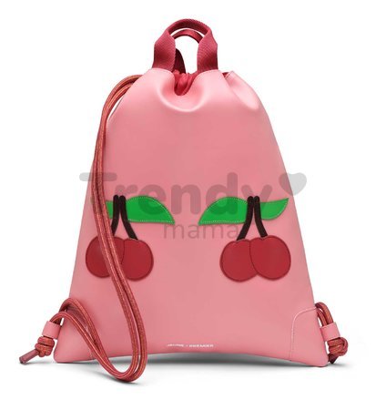 Školský vak na telocvik a prezuvky City Bag Cherry Pink Jeune Premier ergonomický luxusné prevedenie 40*36 cm