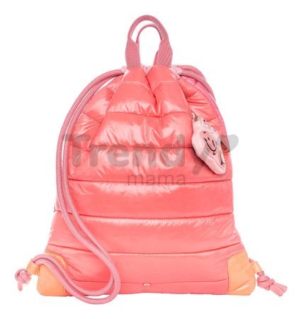 Školský vak na telocvik a prezuvky City Bag Puffer Pink Jeune Premier ergonomický luxusné prevedenie 40*36 cm