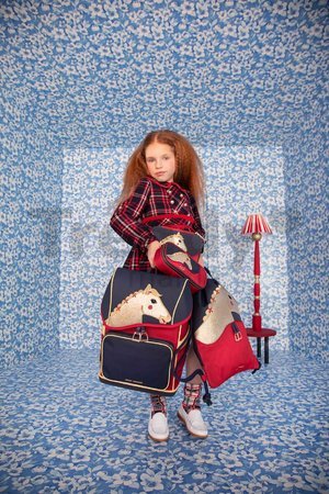 Školský batoh veľký Ergomaxx Saddle Bag Jeune Premier ergonomický luxusné prevedenie 41*27 cm