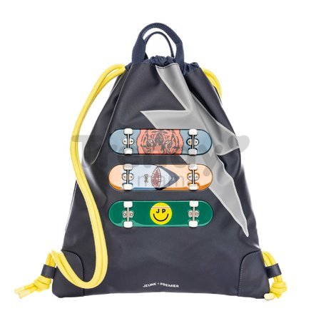 Školský vak na telocvik a prezuvky City Bag Skate Jeune Premier ergonomický luxusné prevedenie 40*36 cm