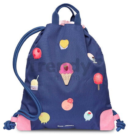 Školský vak na telocvik a prezuvky City Bag Disco Dip Jeune Premier ergonomický luxusné prevedenie 40*36 cm