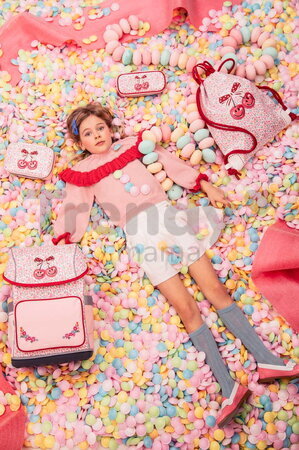 Školský batoh veľký Ergomaxx Berry Cute Jeune Premier ergonomický luxusné prevedenie 42*27 cm
