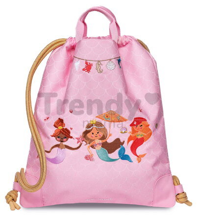 Školský vak na telocvik a prezuvky City Bag Mermaids Jeune Premier ergonomický luxusné prevedenie 40*36 cm