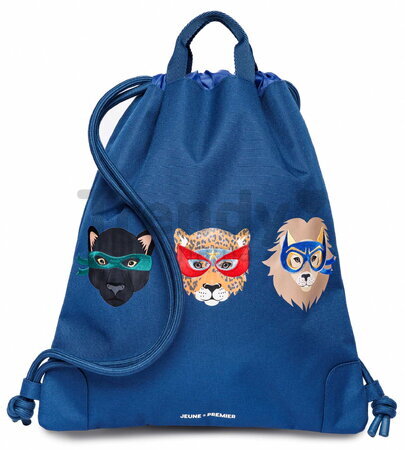 Školský vak na telocvik a prezuvky City Bag Supercats Jeune Premier ergonomický luxusné prevedenie 40*36 cm JPCI026272