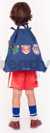 Školský vak na telocvik a prezuvky City Bag Supercats Jeune Premier ergonomický luxusné prevedenie 40*36 cm JPCI026272