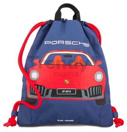 Školský vak na telocvik a prezuvky City Bag Porsche Jeune Premier ergonomický luxusné prevedenie 40*36 cm