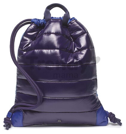 Školský vak na telocvik a prezuvky City Bag Puffer Blue Jeune Premier ergonomický luxusné prevedenie 40*36 cm