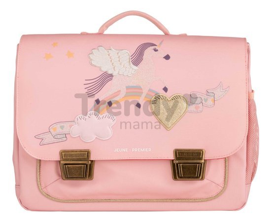 Školská aktovka Classic Midi Unicorn Magic Jeune Premier ergonomická luxusné prevedenie 38*30 cm