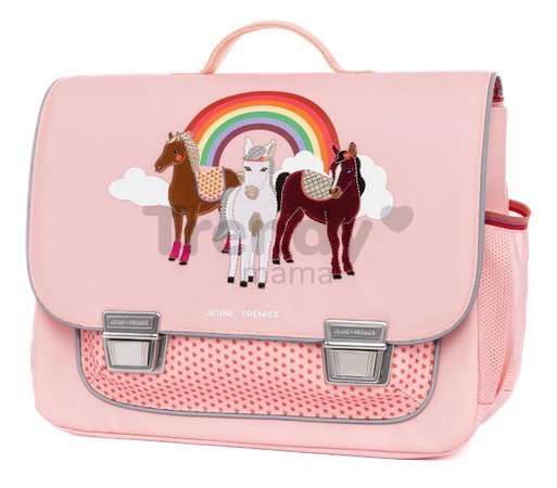 Školská aktovka Classic Midi Pony Jeune Premier ergonomická luxusné prevedenie 38*30 cm
