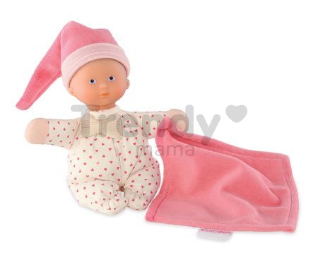 Bábika Minirêve Mon Doudou Corolle Small Pink Heart 16 cm od 0 mes