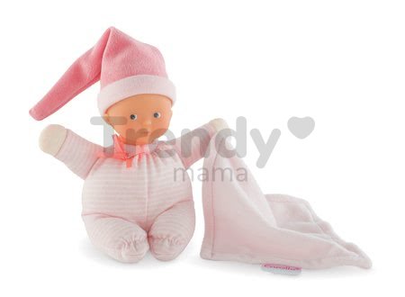 Bábika Minirêve Mon Doudou Corolle Pink Striped 16 cm od 0 mes