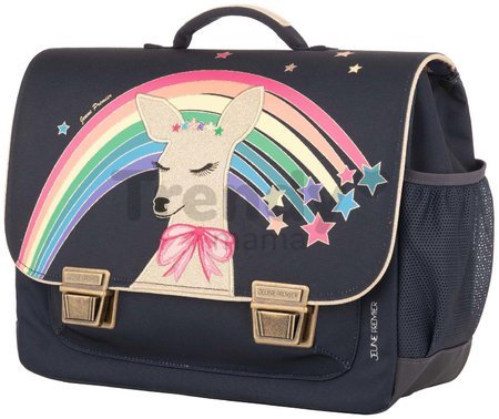 Školská aktovka Classic Midi Rainbow Deer Jeune Premier ergonomická luxusné prevedenie 30*38 cm