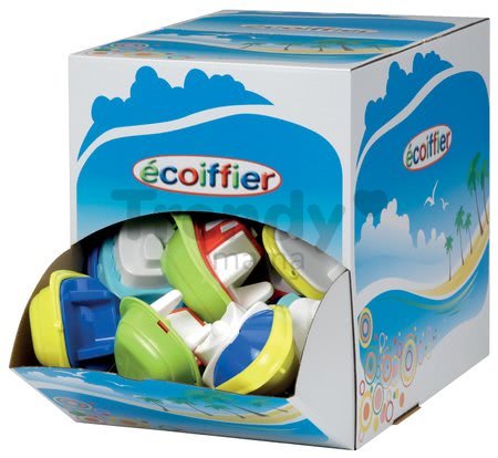 Čln Écoiffier mini (dĺžka 10,5 cm) žlto-modrý od 18 mes