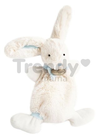 Plyšový zajačik Lapin Bonbon Doudou et Compagnie modrý 26 cm v darčekovom balení od 0 mes