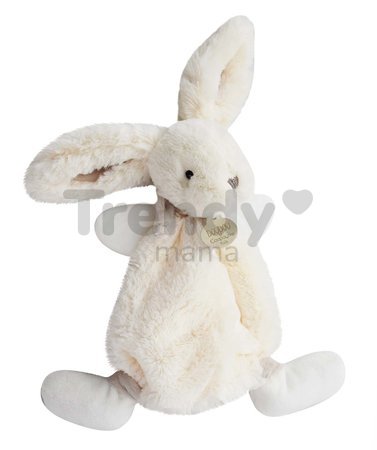 Plyšový zajačik na maznanie Bunny Bonbon Doudou et Compagnie béžový 26 cm v darčekovom balení od 0 mes