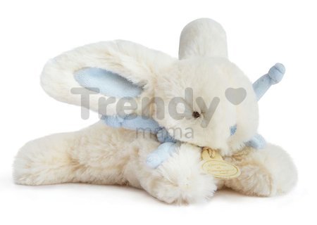 Plyšový zajačik Lapin Bonbon Doudou et Compagnie modrý 16 cm v darčekovom balení od 0 mes