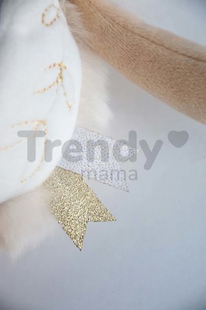 Plyšový zajačik Bunny White Lapin de Sucre Doudou et Compagnie hnedý 31 cm v darčekovom balení od 0 mes