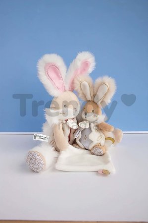 Plyšový zajačik Bunny Pink Lapin de Sucre Doudou et Compagnie ružový 31 cm v darčekovom balení od 0 mes