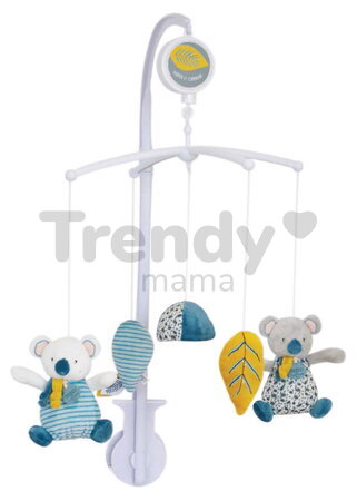 Kiságyforgó Yoca le Koala Musical Mobile Doudou et Compagnie dallammal ajándékdobozban 40 cm 0 hó-tól