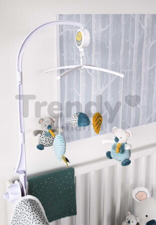 Kiságyforgó Yoca le Koala Musical Mobile Doudou et Compagnie dallammal ajándékdobozban 40 cm 0 hó-tól
