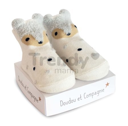 Ponožky pre bábätko Birth Socks Doudou et Compagnie so vzorom od 0-6 mes