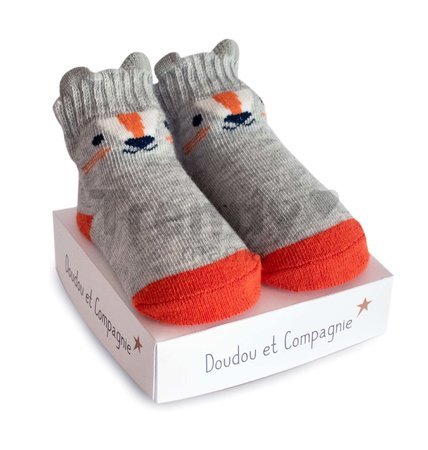 Ponožky pre bábätko Birth Socks Doudou et Compagnie so vzorom od 0-6 mes