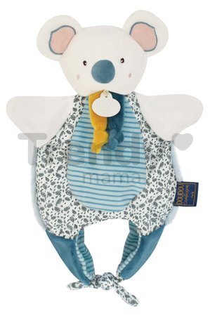 Plyšová koala na bábkové divadlo Doudou Amusette 3v1 Doudou et Compagnie modrá 30 cm od 0 mes